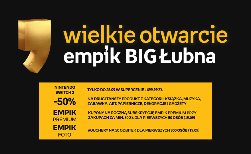 Empik już w BIG Łubna!