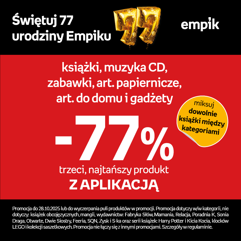 Promocja 77 urodziny Empik!