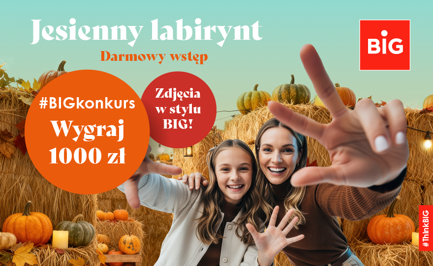 Odwiedź nasz jesienny labirynt i weź udział w BIG KONKURSIE!