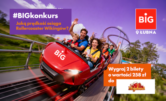 Wskaż prędkość Rollercoastera Wikingów i zgarnij 2 wejściówki do Majaland!