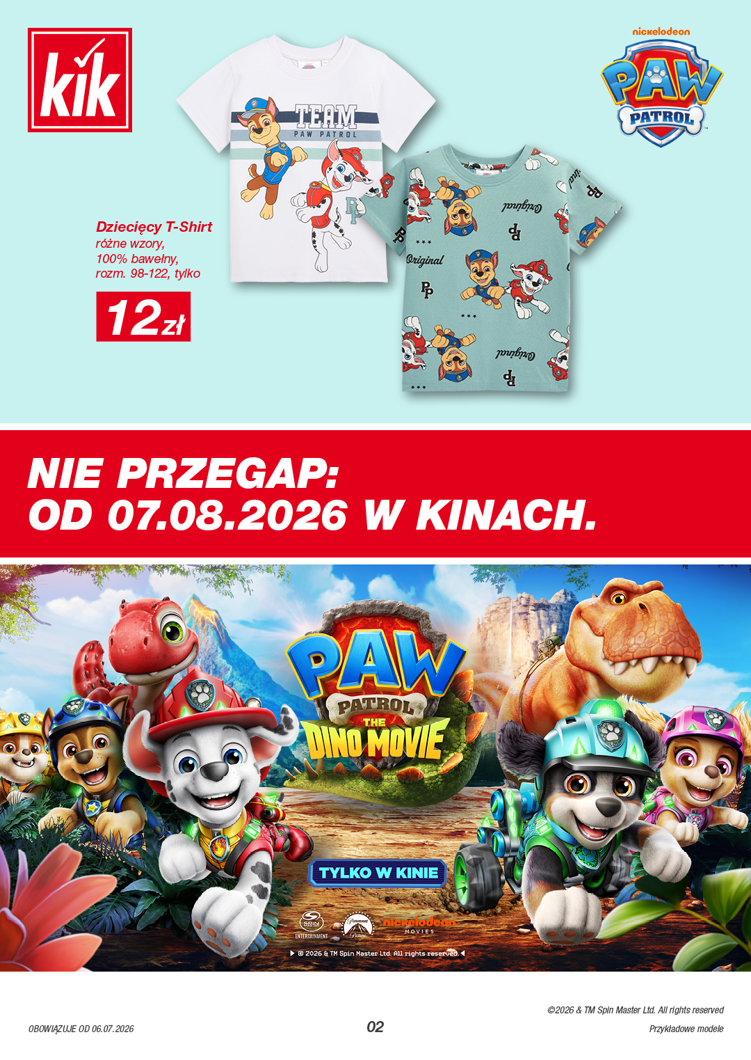 Psi Patrol rządzi nową gazetką KiK!