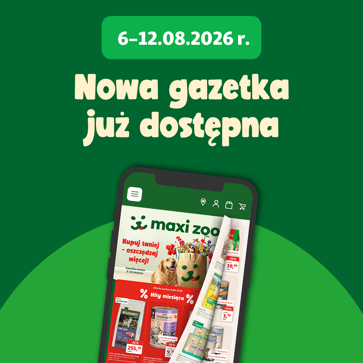 Nowa gazetka w Maxi Zoo!