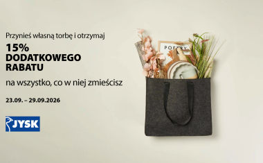 JYSK – przynieś własną torbę!