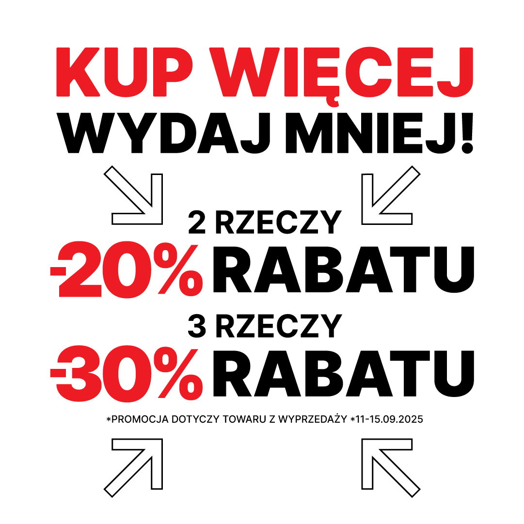 KUP WIĘCEJ, ZAPŁAĆ MNIEJ – TYLKO W CROPP!
