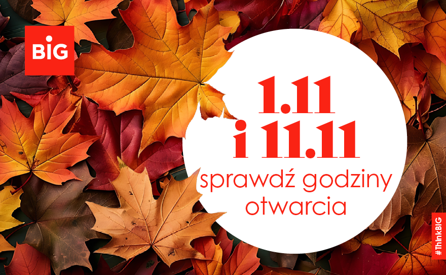 Godziny otwarcia w listopadzie