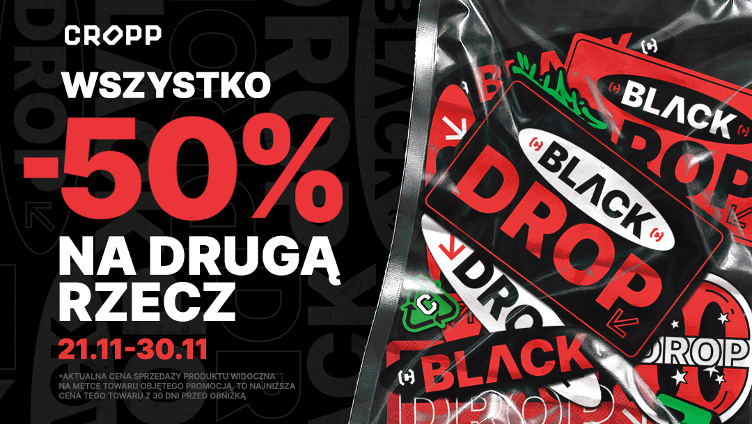 BLACK DROP W CROPP