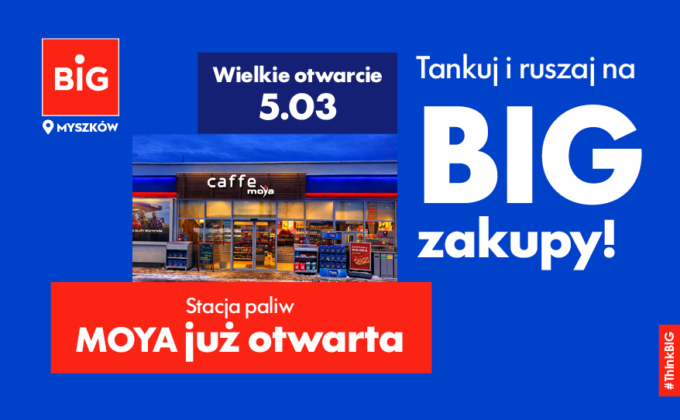 Stacja paliw MOYA już otwarta!