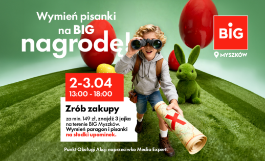 Wymień pisanki na słodką BIG nagrodę!