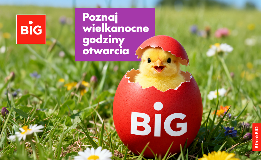 Wielkanocne godziny otwarcia BIG Myszków