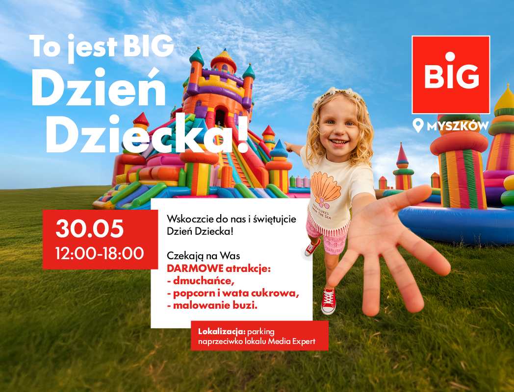 BIG Myszków dzień dziecka slider