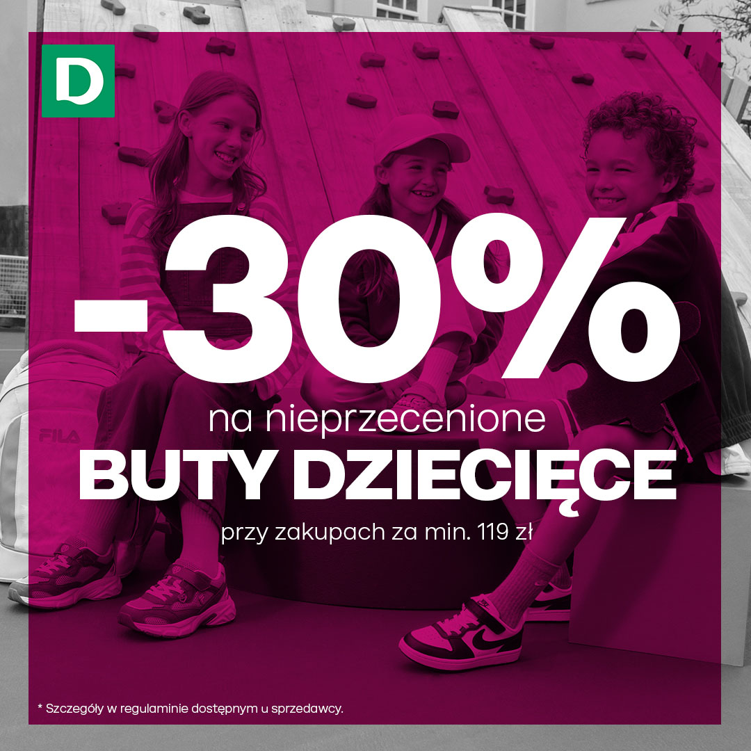 DEICHMANN PLUS: rabat -30% na nieprzecenione buty dziecięce!