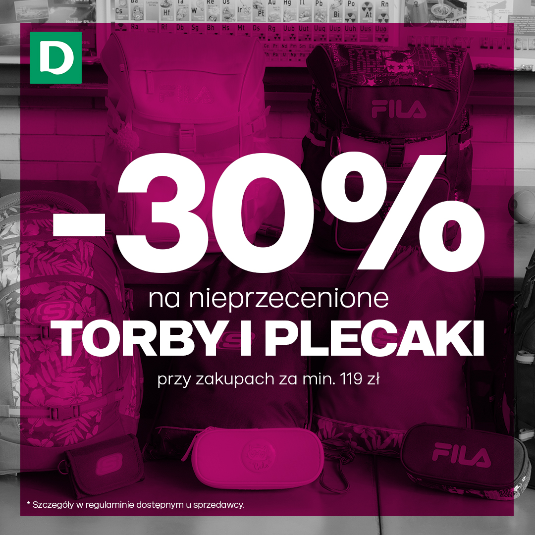 DEICHMANN: rabat -30% na nieprzecenione torby i plecaki!