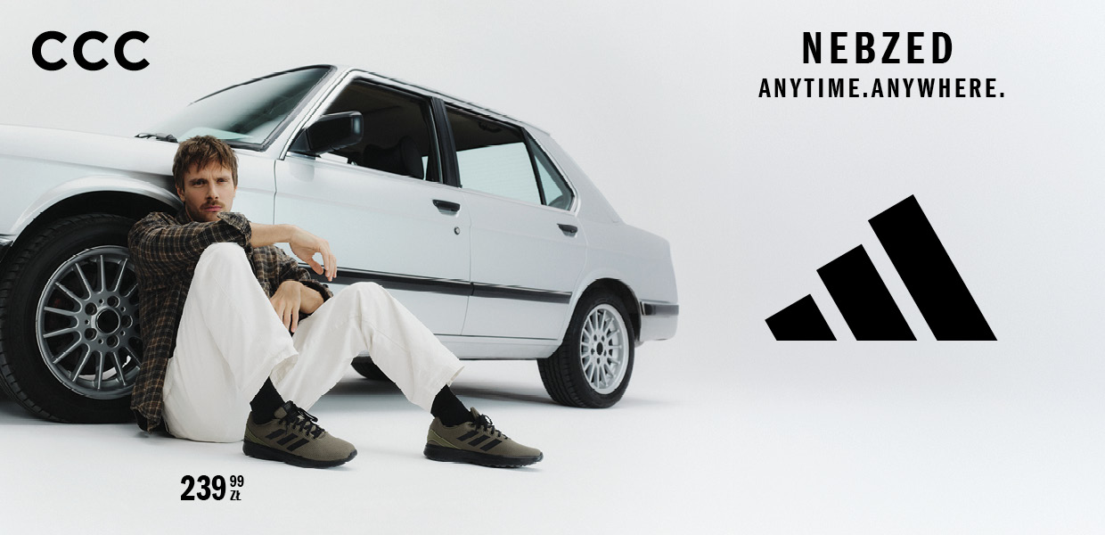 ANYTIME. ANYWHERE. Nowa odsłona adidas Nebzed w CCC!