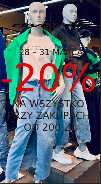 -20% NA WSZYSTKO PRZY ZAKUPACH OD 200 ZŁ W DIVERSE!