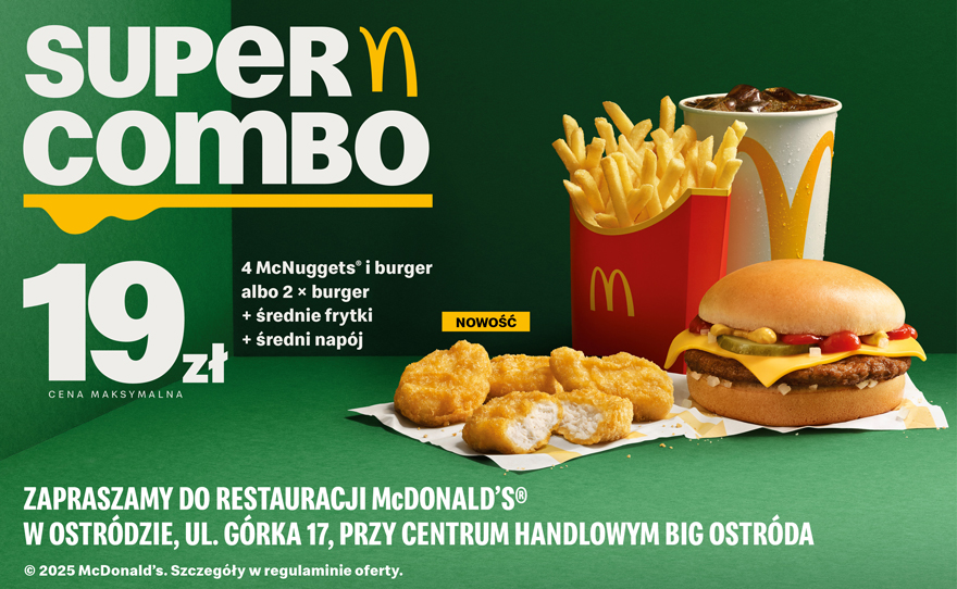 SUPER COMBO W McDONALD’S!