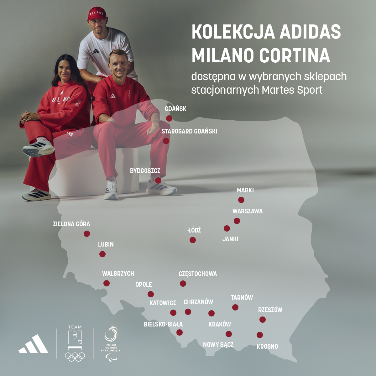 Oficjalna kolekcja Olimpijskiej Reprezentacji Polski w Martes Sport!