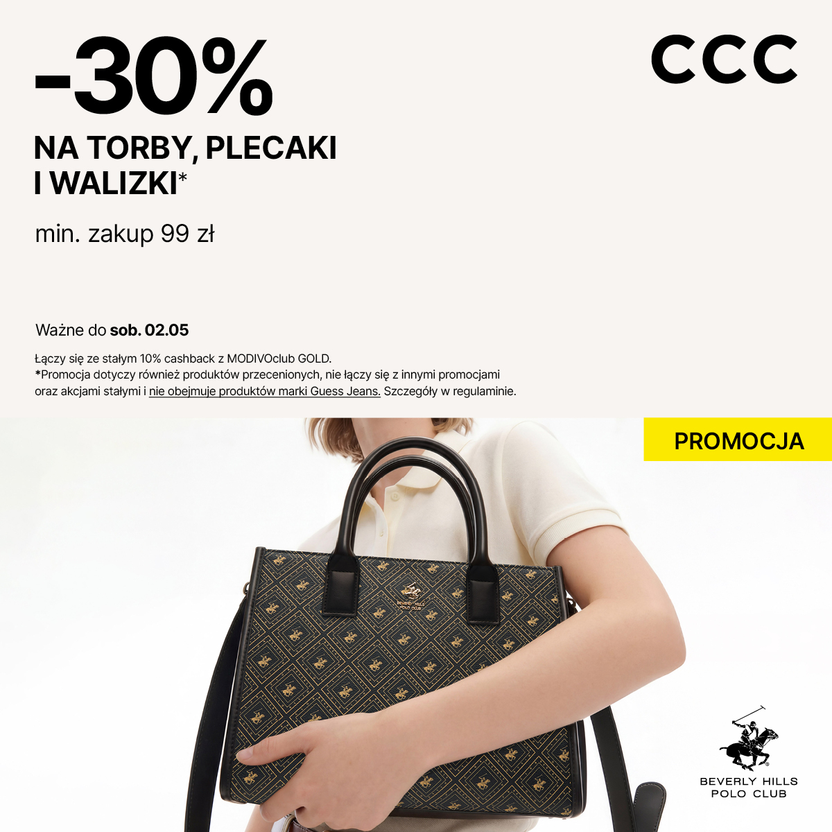 -30% na torby, plecaki, walizki w CCC!