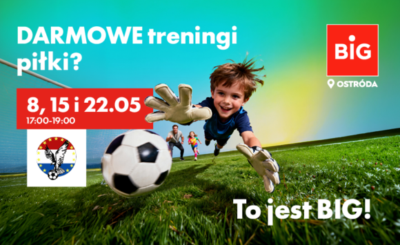 Trenuj piłkę nożną w BIG Ostróda!