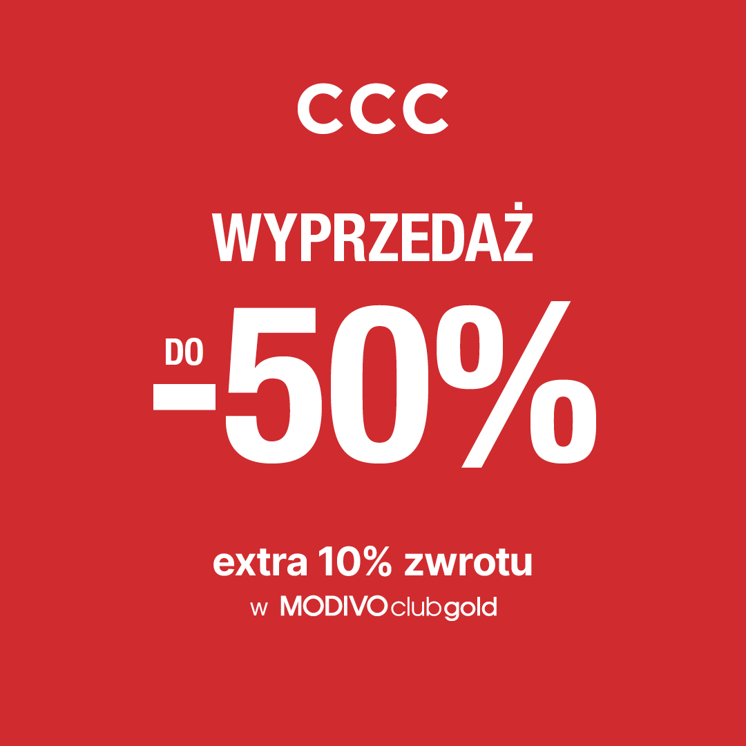 Ruszyła wyprzedaż w CCC! Tysiące produktów aż do -50% taniej!