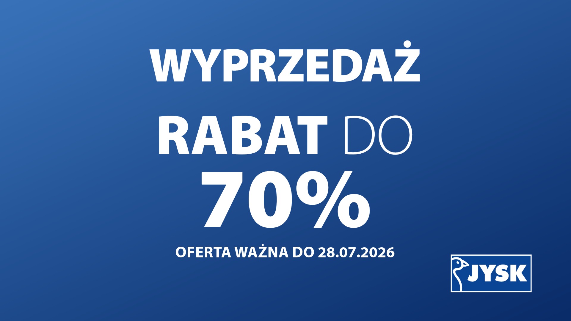 Letnia wyprzedaż w JYSK trwa!