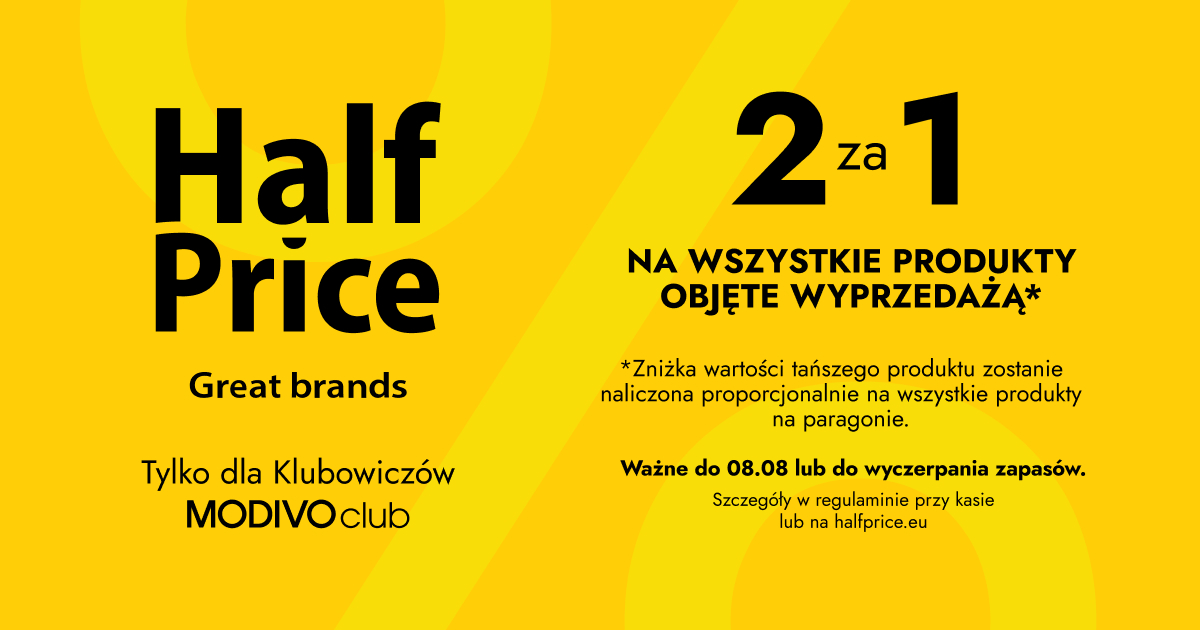 Halfprice: 2 za 1