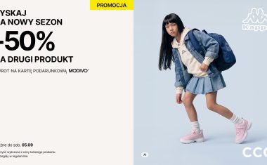 Teraz w CCC -50% na drugi tańszy produkt ze zwrotem na Kartę Podarunkową MODIVO!