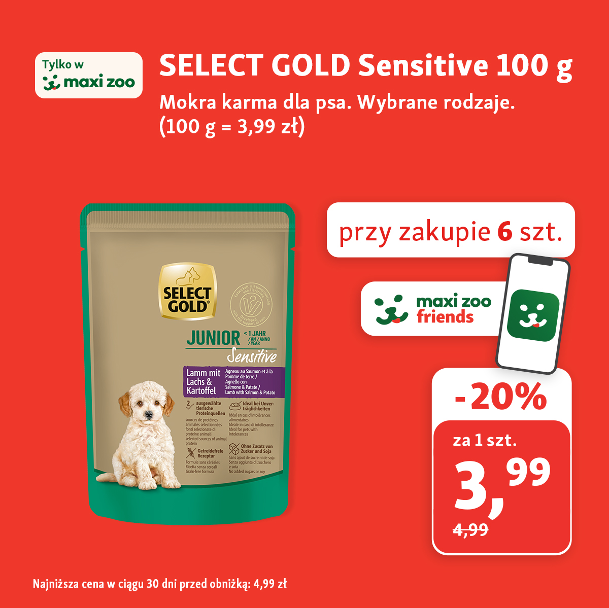 Kupuj taniej % z nową gazetką Maxi Zoo!